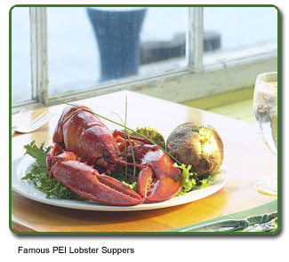 Famous PEI Lobster Suppers.